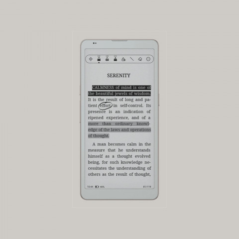 Кишеньковий E Ink рідер